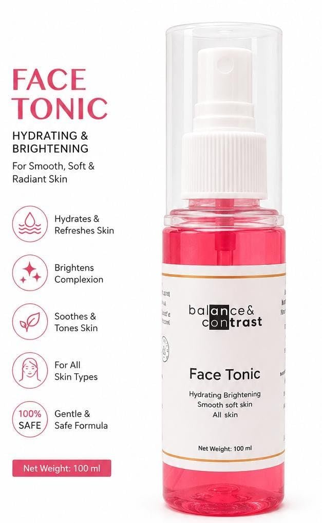 Face Tonic Spray for Hydrating, Brightening & Smooth Skin