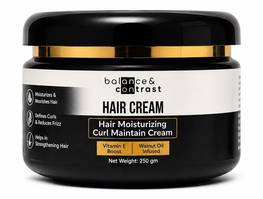 Hair Moisturizing Curl Maintain Cream with Vitamin E & Walnut Oil